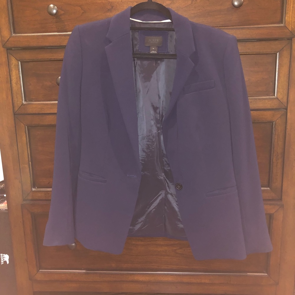 J-crew collection dark blue sharp and sleek blazer